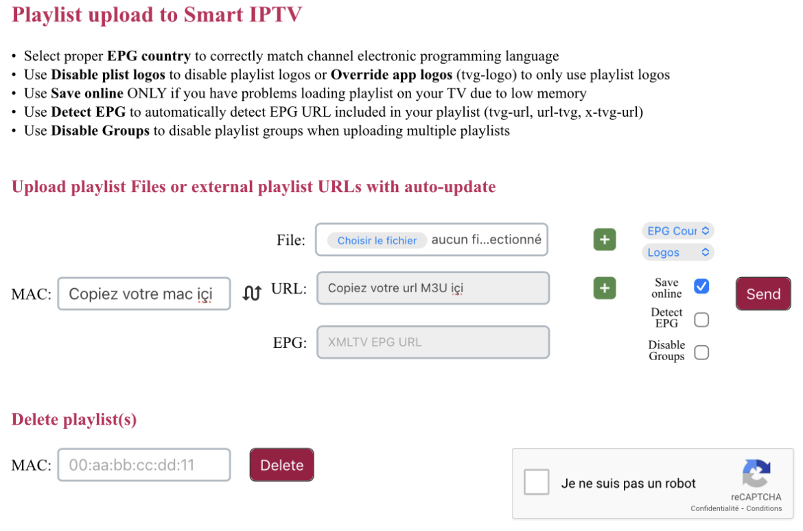 Configuration de l'application Smart IPTV avec Cover IPTV et Python IPTV pour smart tv